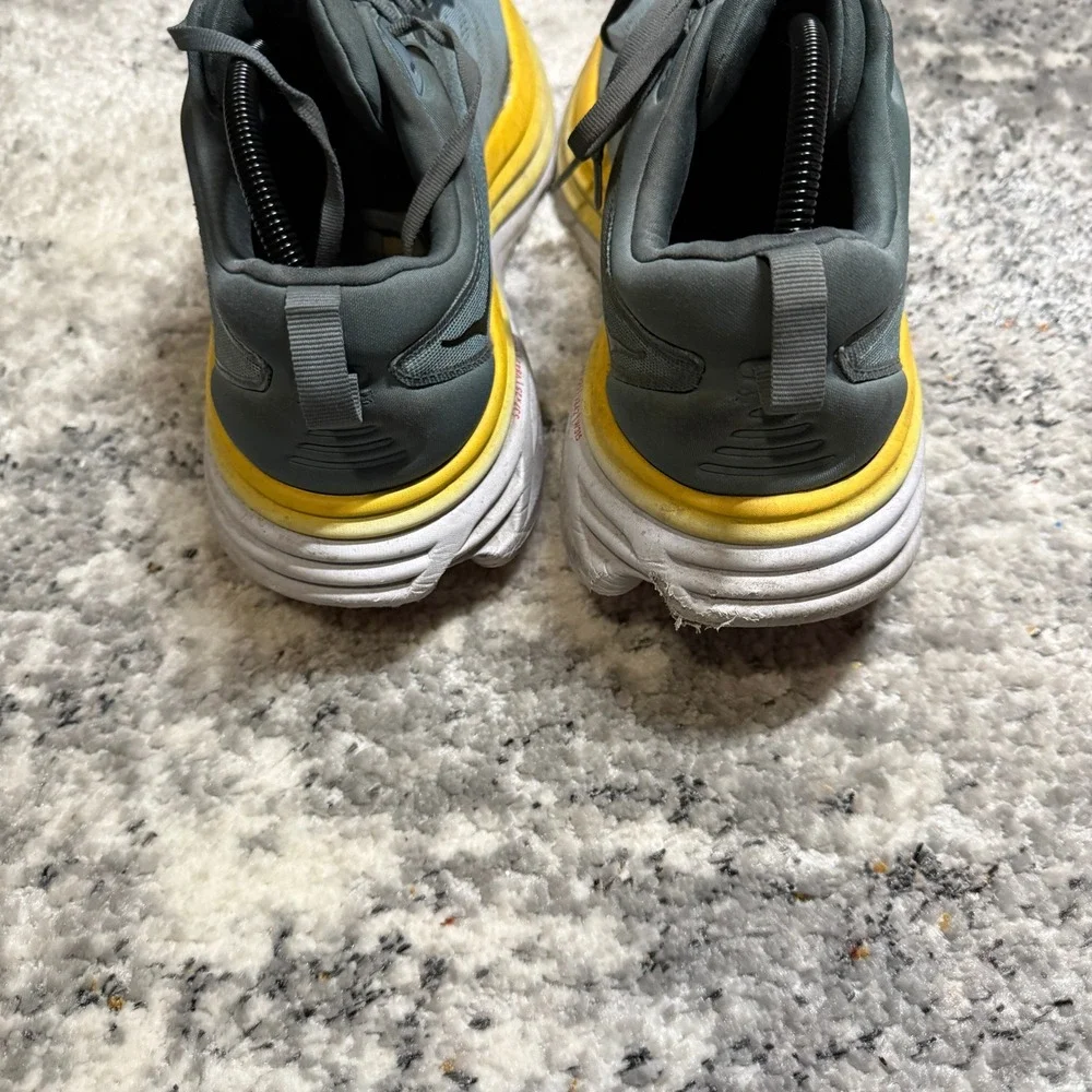 Hoka Bondi 8 Mens Running Shoes Goblin‎ Blue Mountain Spring 1123202 Size 12 D